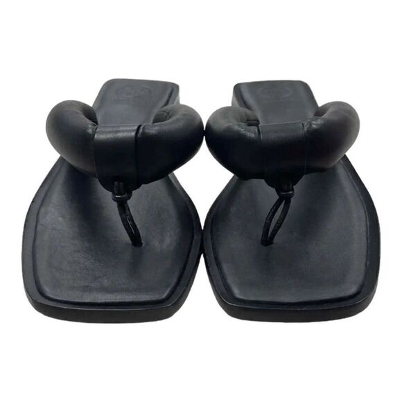 Tory Burch Nevada Thong Puffy Leather Sandals Flats Size 8 $298 - Picture 4 of 10